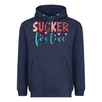 Navy sucker for love Heavyweight Hoodie - JahusDesignShop