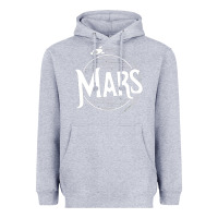 Heather Grey mars Heavyweight Hoodie - artisFamous