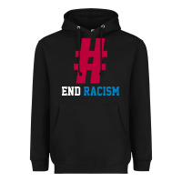 Black Basic End Racism Resist - Anti Trump Gift Political Heavyweight Hoodie - artisFamous