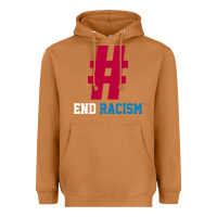 Meerkat Basic End Racism Resist - Anti Trump Gift Political Heavyweight Hoodie - artisFamous