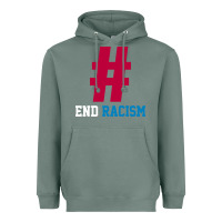 Sage Basic End Racism Resist - Anti Trump Gift Political Heavyweight Hoodie - artisFamous