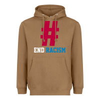 Toasted Coconut Basic End Racism Resist - Anti Trump Gift Political Heavyweight Hoodie - artisFamous