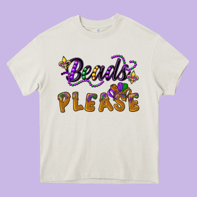 Beads Please Heavy Core Tee Designed By Cowgirlartshop