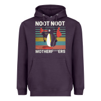 Plum noot penguin Heavyweight Hoodie - artisFamous
