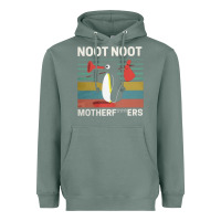 Sage noot penguin Heavyweight Hoodie - artisFamous