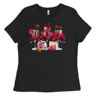 Valentine's Day Wine Glasses Ladies Tee | Teevron