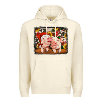 Sandshell christmas pigs Premium Hoodie - Jasminsmagicworld