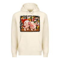Tofu christmas pigs Premium Hoodie - Jasminsmagicworld