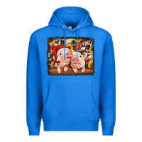 True Royal christmas pigs Premium Hoodie - Jasminsmagicworld