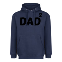 Navy dad squared Heavyweight Hoodie - artisFamous