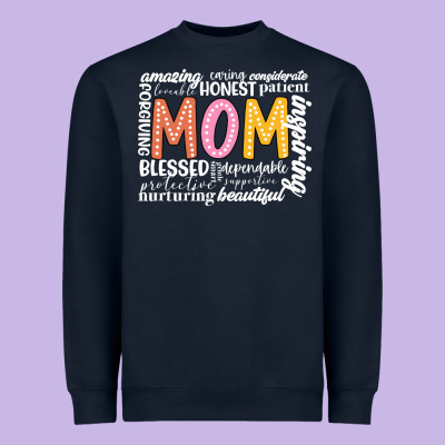 Mom Heavyweight Sweatshirt Designed By Jahusdesignshop