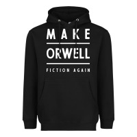 Black Basic Orwell 1984 - Anti Trump Gift Political Heavyweight Hoodie - artisFamous