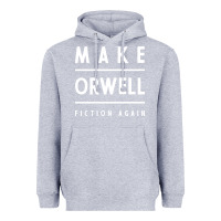 Heather Grey Basic Orwell 1984 - Anti Trump Gift Political Heavyweight Hoodie - artisFamous