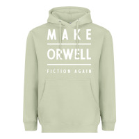 Matcha Basic Orwell 1984 - Anti Trump Gift Political Heavyweight Hoodie - artisFamous