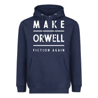 Navy Basic Orwell 1984 - Anti Trump Gift Political Heavyweight Hoodie - artisFamous