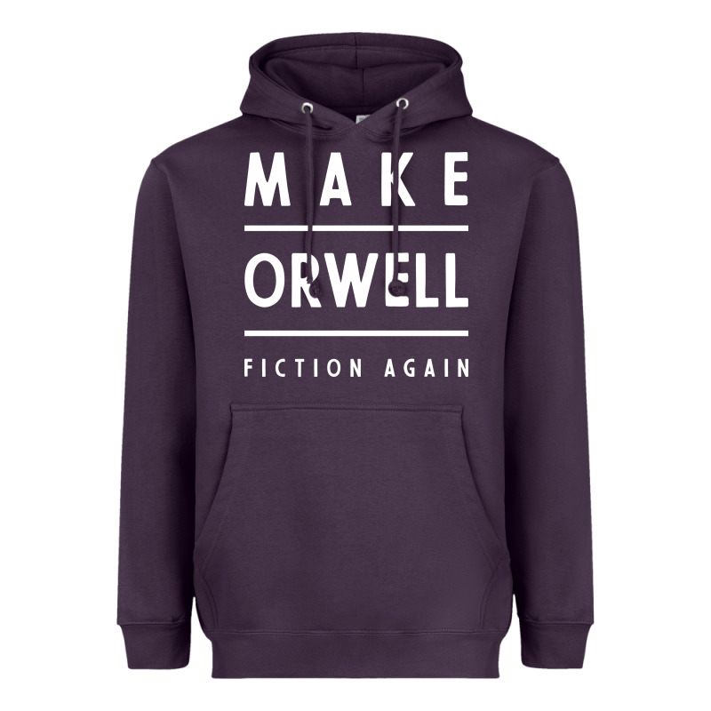 Basic Orwell 1984 - Anti Trump Gift Political Heavyweight Hoodie by artisFamous | Teevron