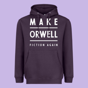 Basic Orwell 1984 - Anti Trump Gift Political Heavyweight Hoodie Designed By Artisfamous