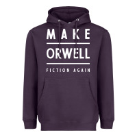 Plum Basic Orwell 1984 - Anti Trump Gift Political Heavyweight Hoodie - artisFamous