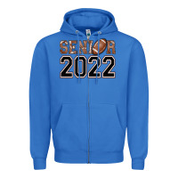True Royal senior football Zipper Hoodie - AdoDesignShop