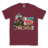 Burgundy I dig Easter Day Classic Tee - HowdyJamesFarm