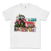 White I dig Easter Day Classic Tee - HowdyJamesFarm