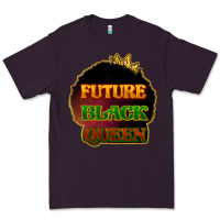 Plum Future black queen Premium Tee - HowdyJamesFarm