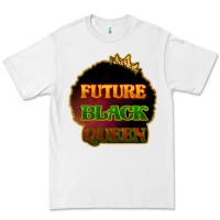 White Future black queen Premium Tee - HowdyJamesFarm