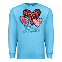 Ocean Blue hearts be mine Premium Sweatshirt - JahusDesignShop