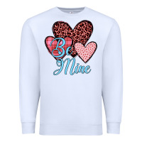White hearts be mine Premium Sweatshirt - JahusDesignShop