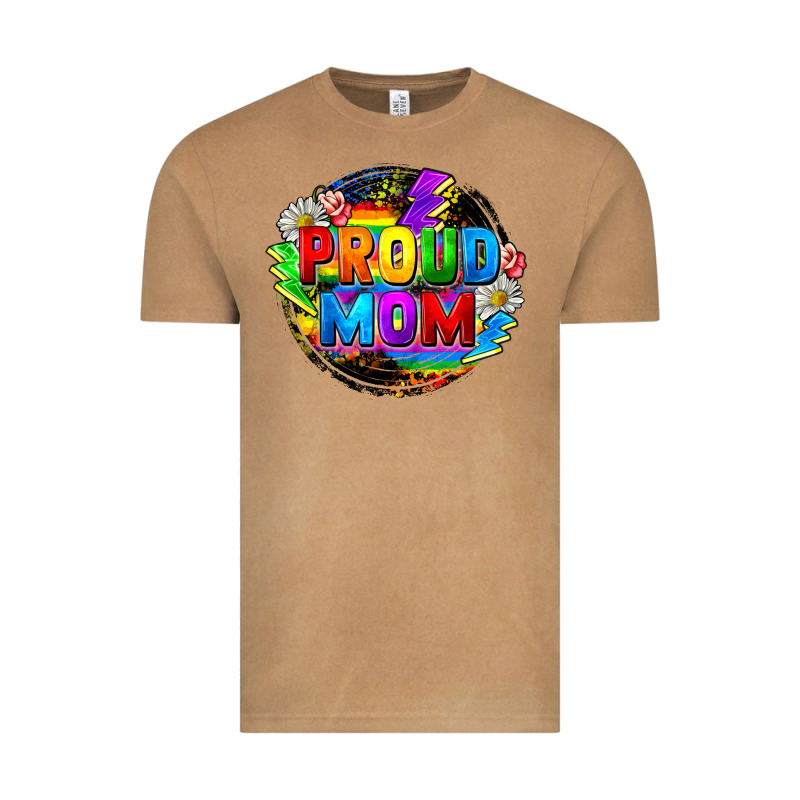 Proud Mom Lgbtq+ Mother's Day Vintage Tee by FaDigitalArtStudio | Teevron