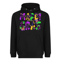 Black mardi gras Heavyweight Hoodie - JahusDesignShop