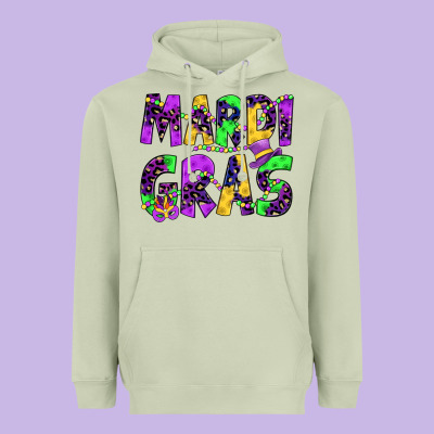 Mardi Gras Heavyweight Hoodie Designed By Jahusdesignshop