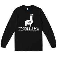 Black No Problama Long Sleeve Tee - Bettercallsaul