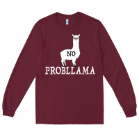 Burgundy No Problama Long Sleeve Tee - Bettercallsaul