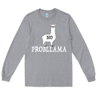 Heather Grey No Problama Long Sleeve Tee - Bettercallsaul