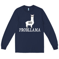 Navy No Problama Long Sleeve Tee - Bettercallsaul