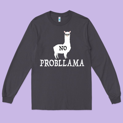No Problama Long Sleeve Tee Designed By Bettercallsaul