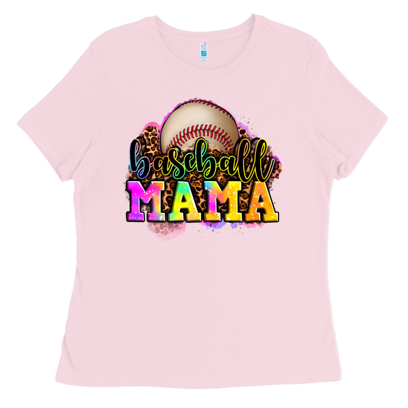 Baseball Mama Ladies Tee by OliviaCreatesArt | Teevron