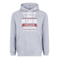 Heather Grey Operations Manager - Cool Gift Job Heavyweight Hoodie - artisFamous