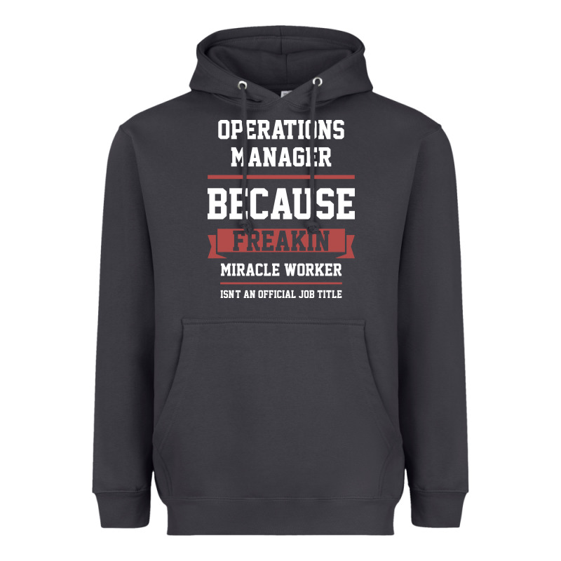 Operations Manager - Cool Gift Job Heavyweight Hoodie by artisFamous | Teevron