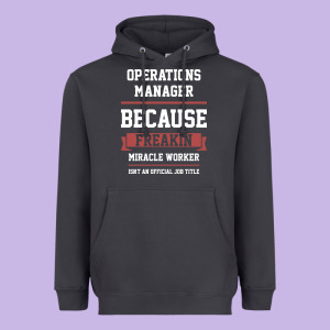Operations Manager - Cool Gift Job Heavyweight Hoodie Designed By Artisfamous