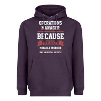 Plum Operations Manager - Cool Gift Job Heavyweight Hoodie - artisFamous