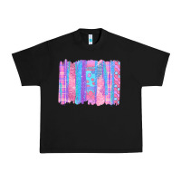 Black Pink Easter Brushstrokes Urban Heavy Tee - BundleAndBundleShop