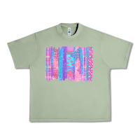 Oil Green Pink Easter Brushstrokes Urban Heavy Tee - BundleAndBundleShop