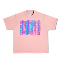 Salmon Pink Easter Brushstrokes Urban Heavy Tee - BundleAndBundleShop