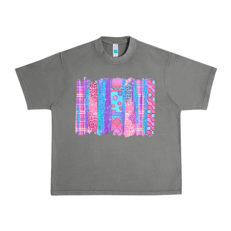Pink Easter Brushstrokes Urban Heavy Tee by BundleAndBundleShop | Teevron