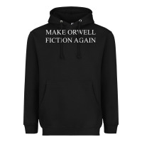 Black make orwell fiction Heavyweight Hoodie - artisFamous