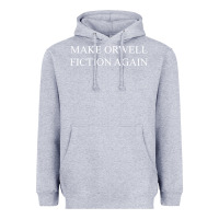 Heather Grey make orwell fiction Heavyweight Hoodie - artisFamous