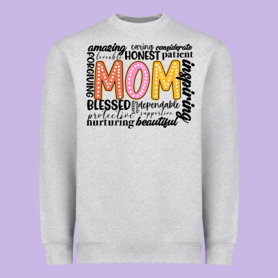 Mom Heavyweight Sweatshirt Designed By Jahusdesignshop