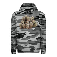 Slate Camo brown flowered cactus Premium Hoodie - LillyAllenDesigns